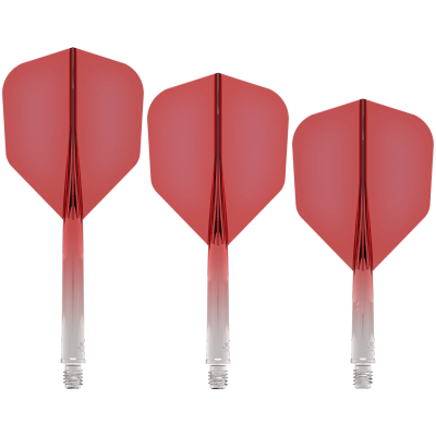 Mission Force 90 Moulded Flight & Shaft System Rot/Transparent - Standard No6